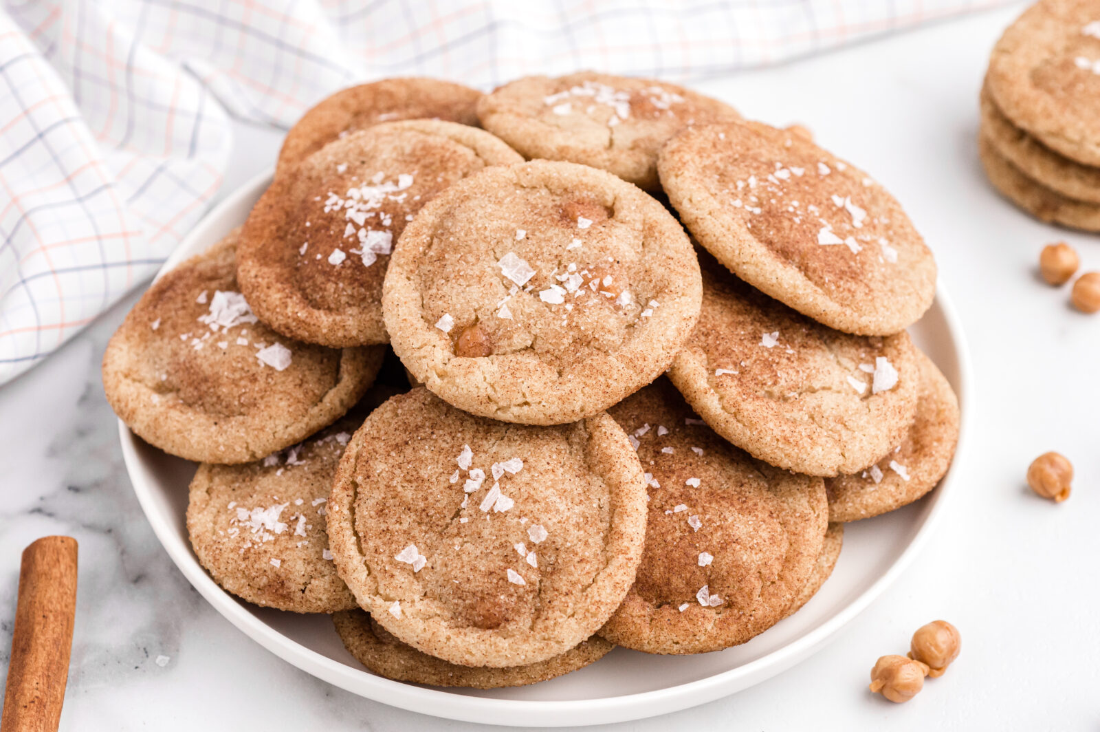 Salted Caramel Snickerdoodles