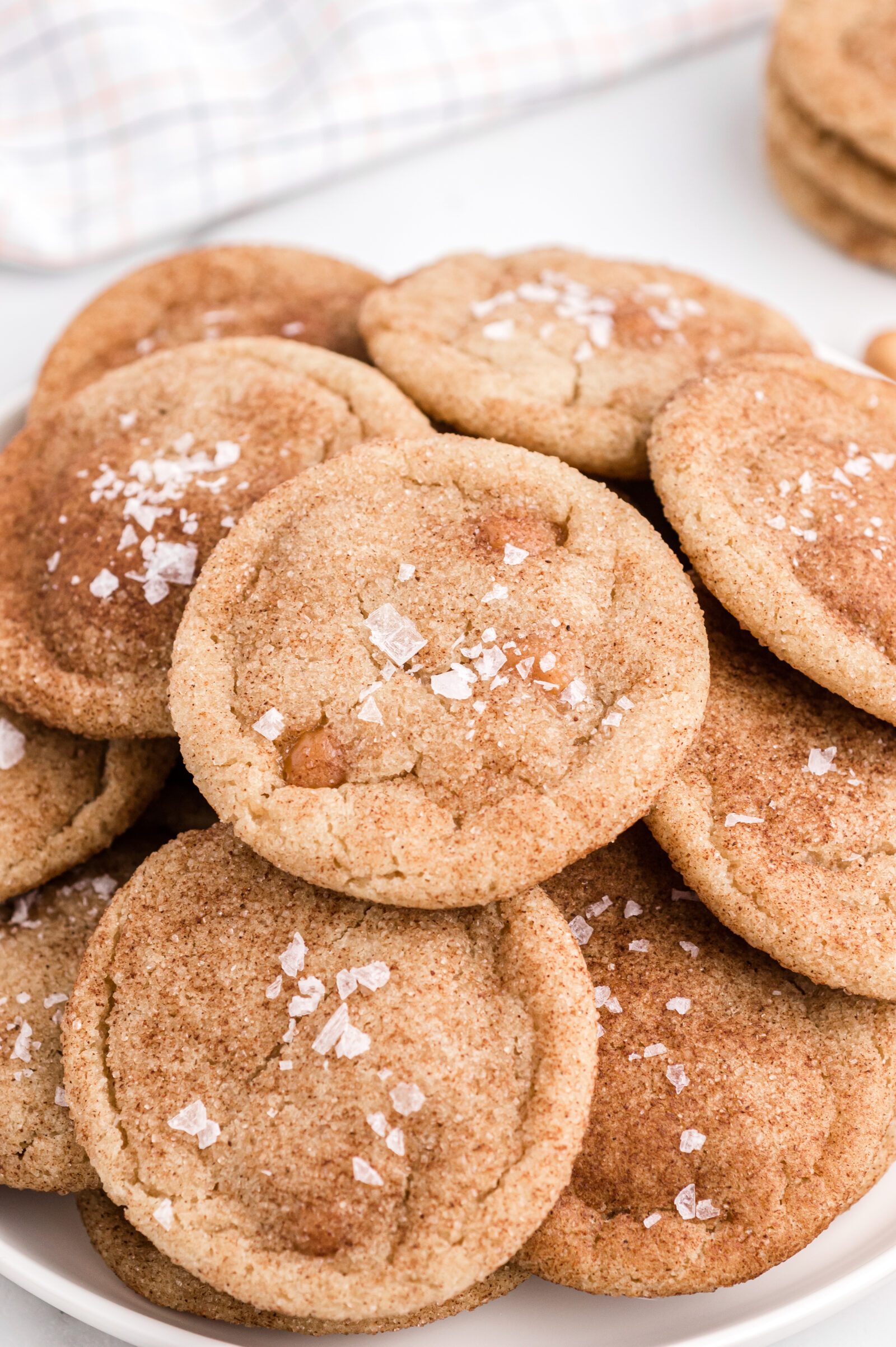 cookies on a white plate