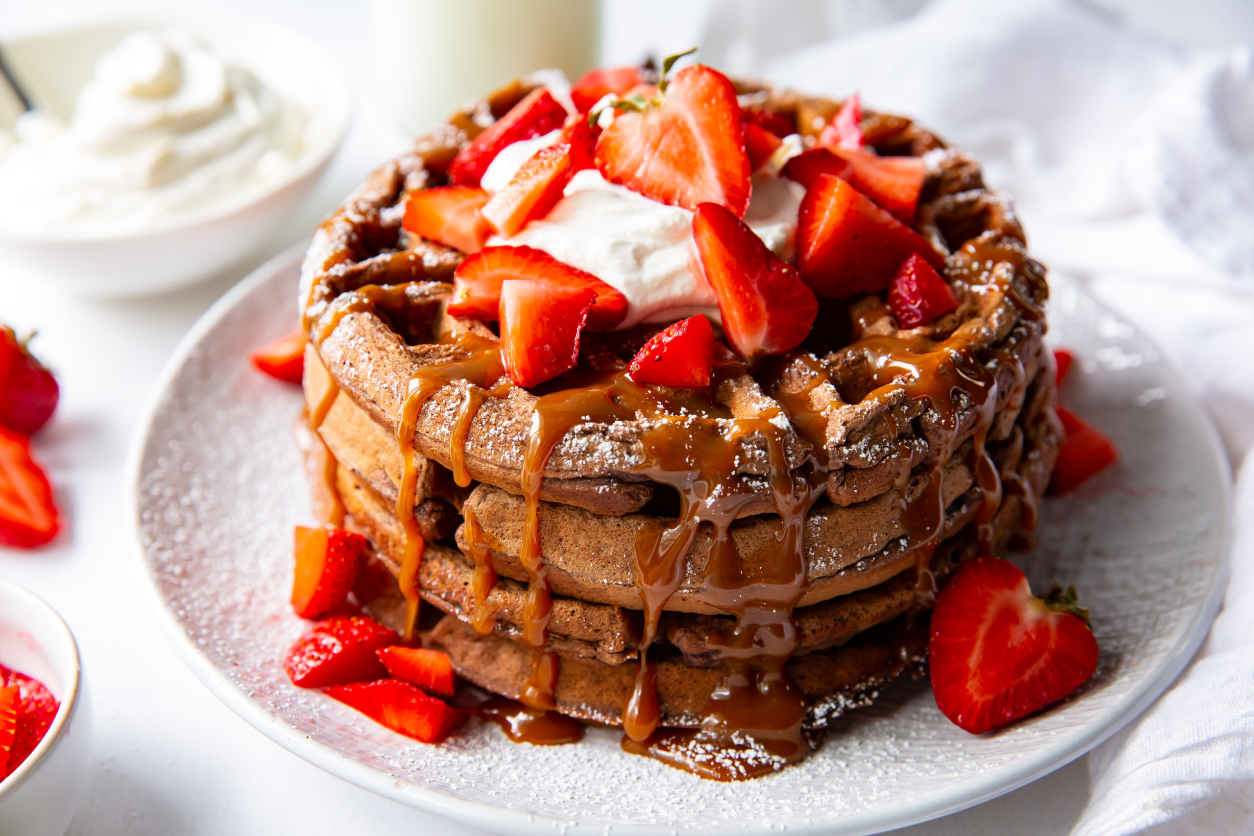 Belgian Chocolate Waffles Recipe Pumpkin N Spice