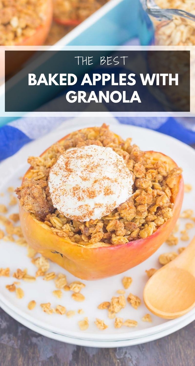 Simple Baked Apples with Granola Pumpkin 'N Spice