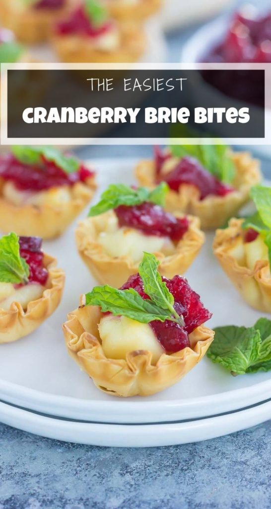 bites on a white plate