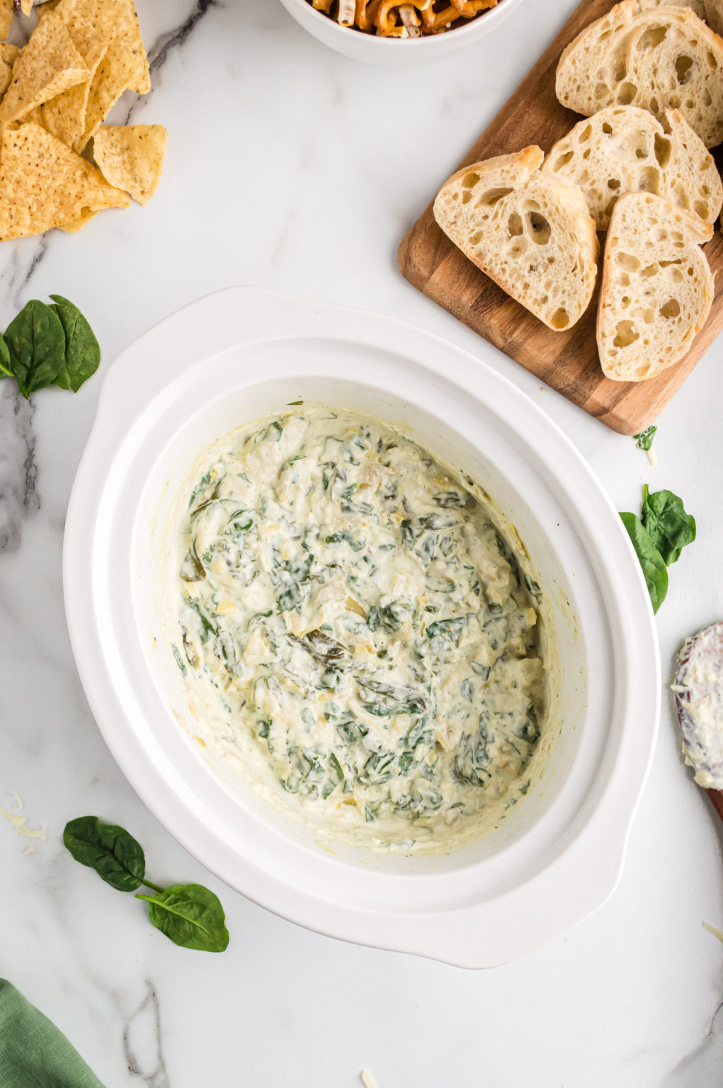 Crock Pot Spinach Artichoke Dip Pumpkin 'N Spice