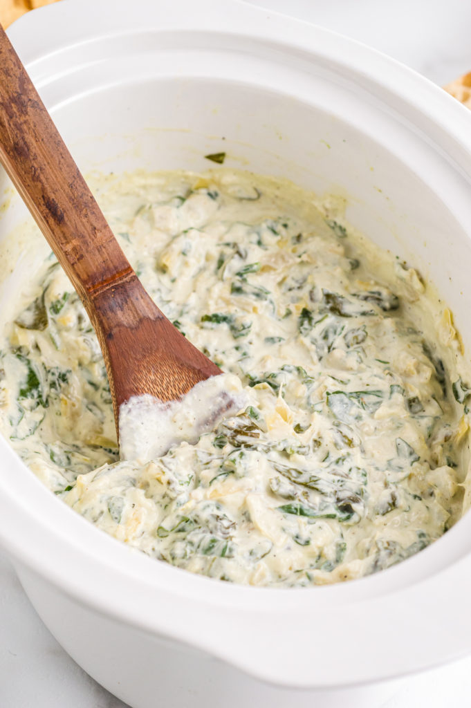 Crock Pot Spinach Artichoke Dip Pumpkin 'N Spice