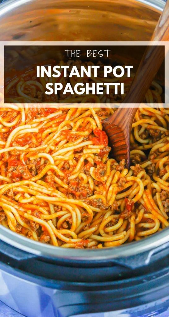 spaghetti in the instant pot