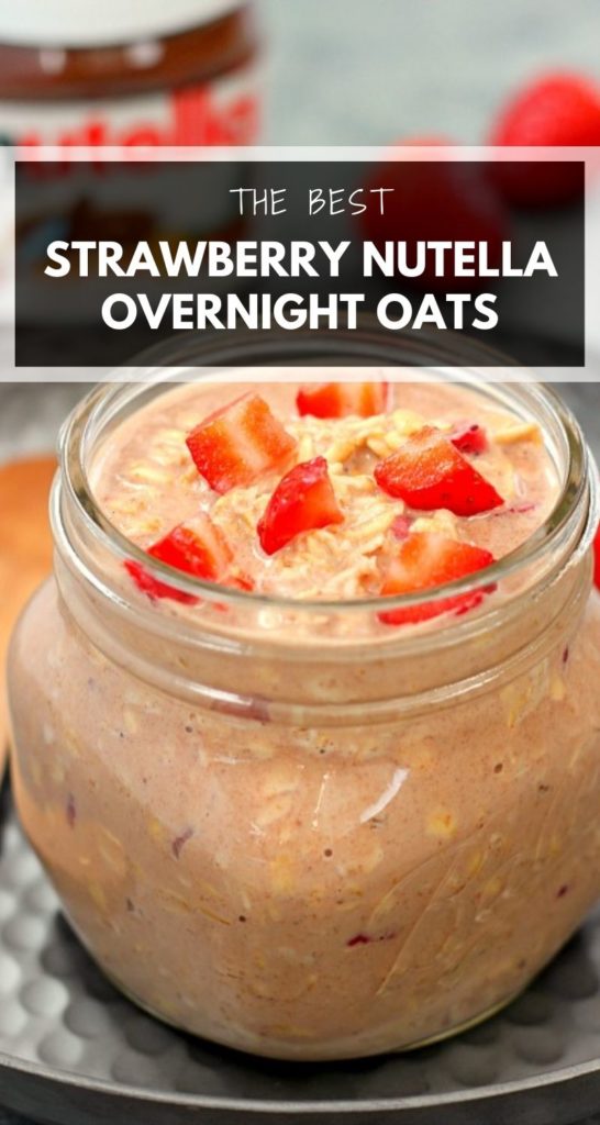 overnight oats in a clear jar