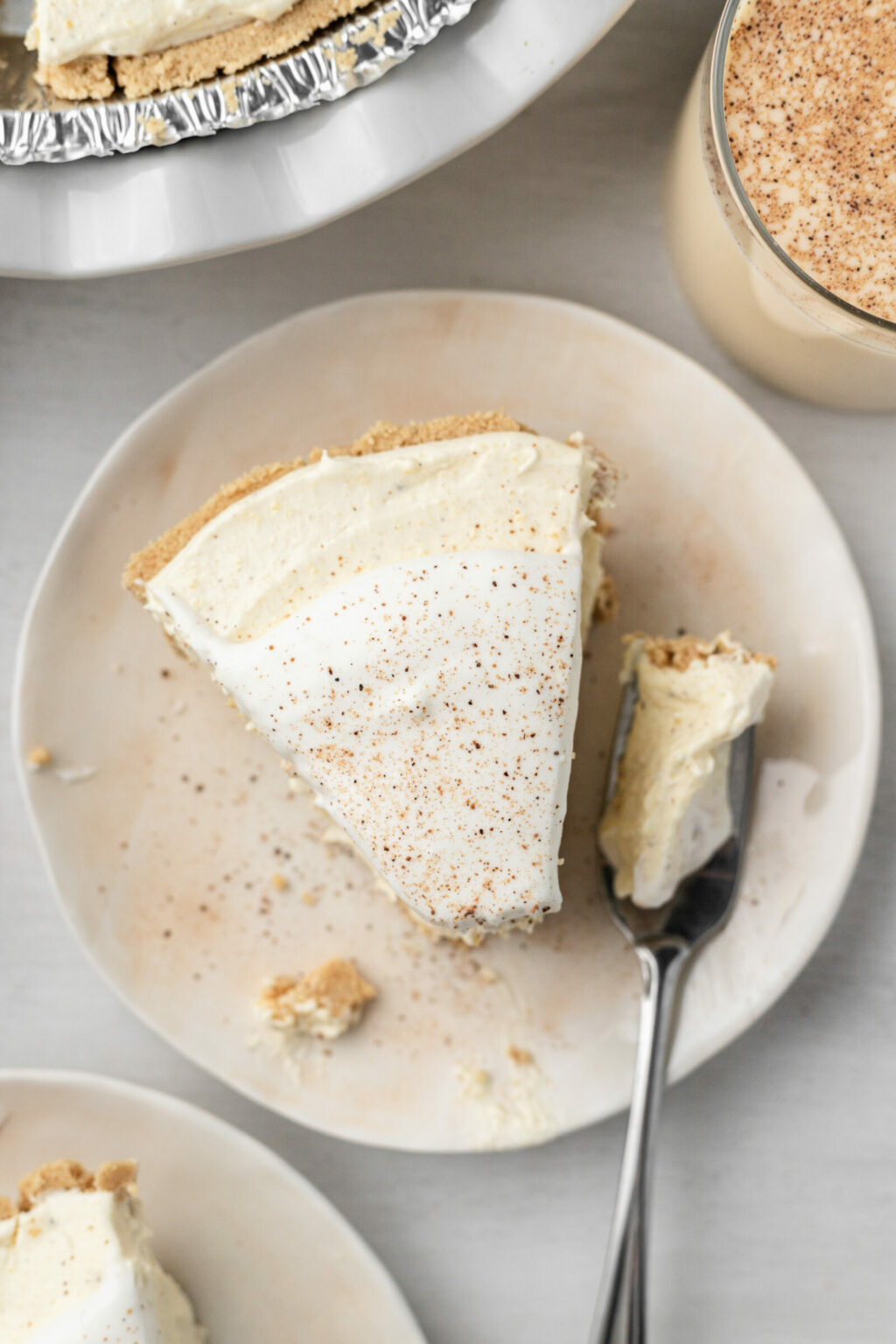 No Bake Eggnog Pie Pumpkin 'N Spice