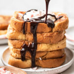 french toast on a white plate