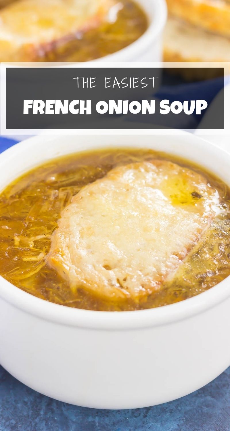 Simple French Onion Soup Recipe (Without Wine!) - Pumpkin 'N Spice