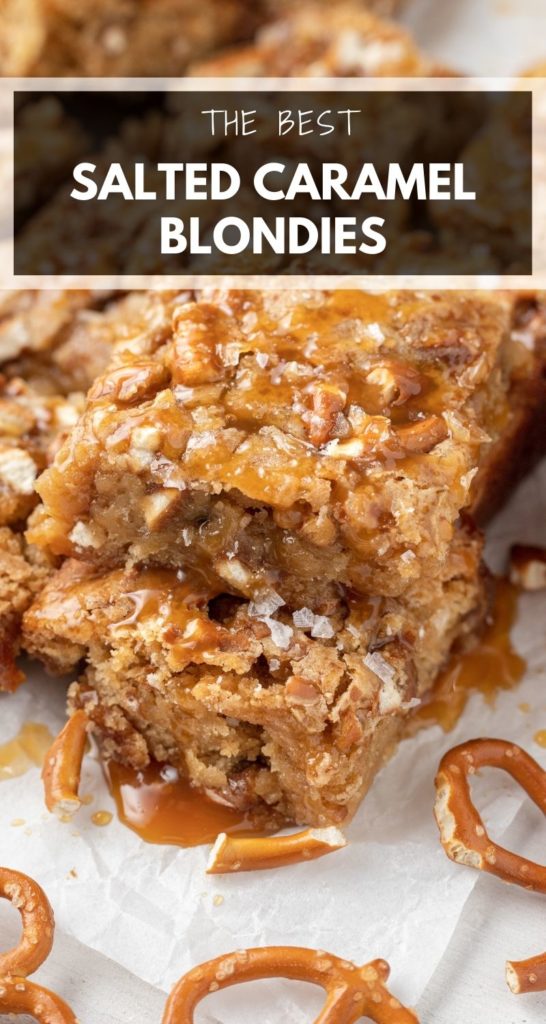 blondies on a white surface