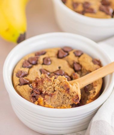 oats in a white ramekin
