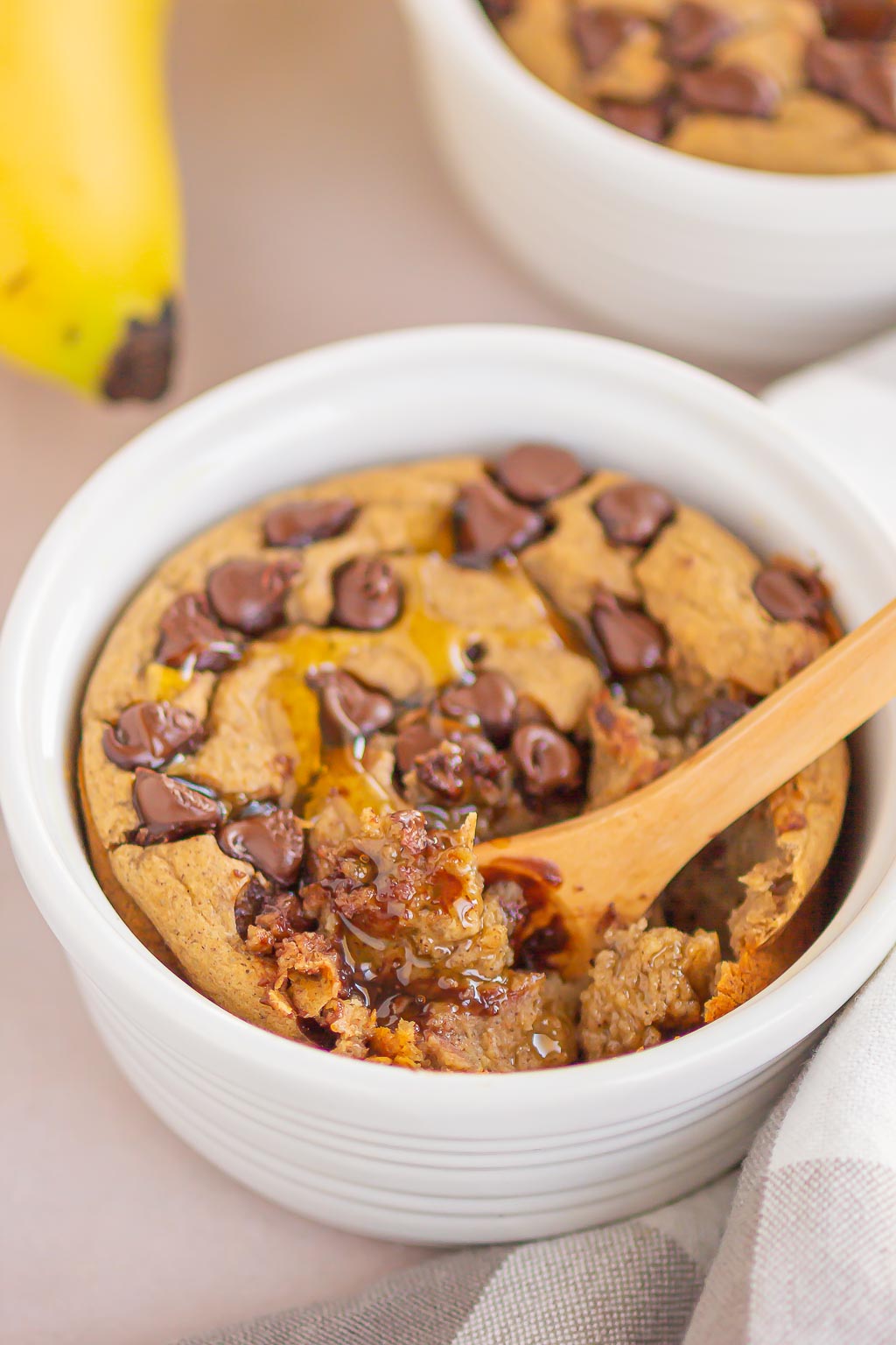 oats in a white ramekin