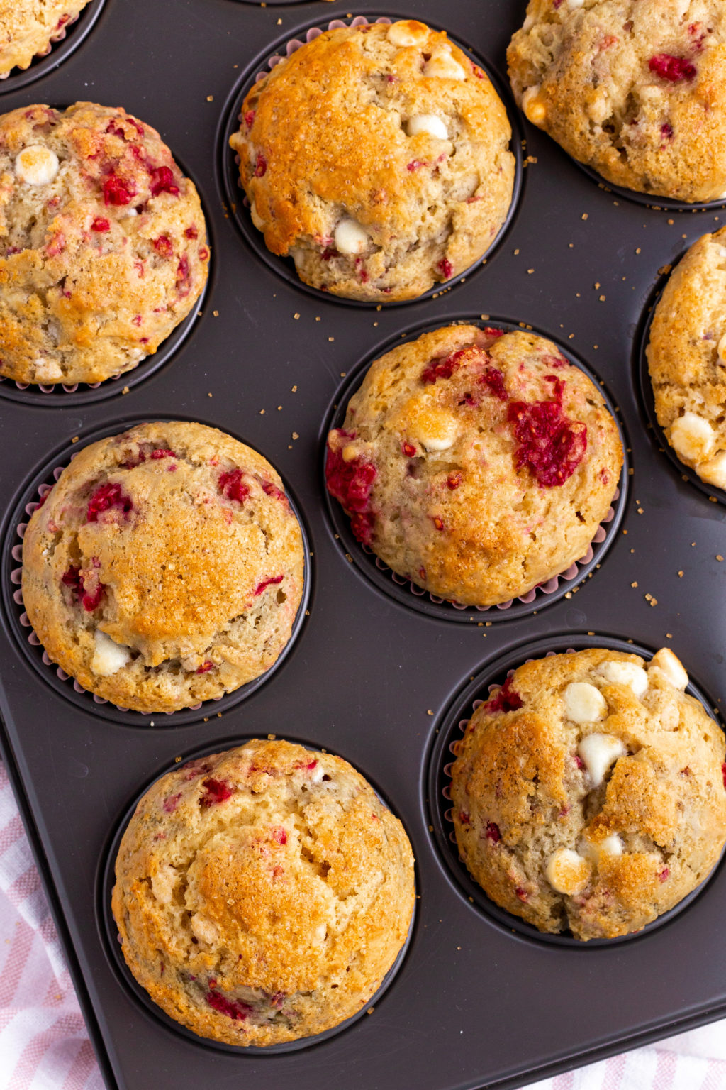 Raspberry White Chocolate Chip Muffins Pumpkin 'N Spice