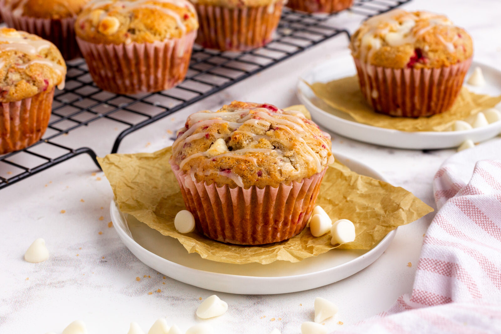 Raspberry White Chocolate Chip Muffins Pumpkin 'N Spice
