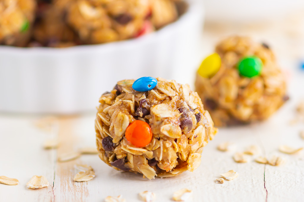 No-bake Chocolate Peanut Butter M&M Balls Recipe by Tasty