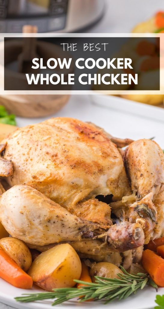 Slow Cooker Whole Chicken - Culinary Hill