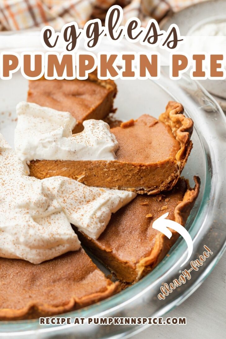 Pinterest pins for eggless pumpkin pie