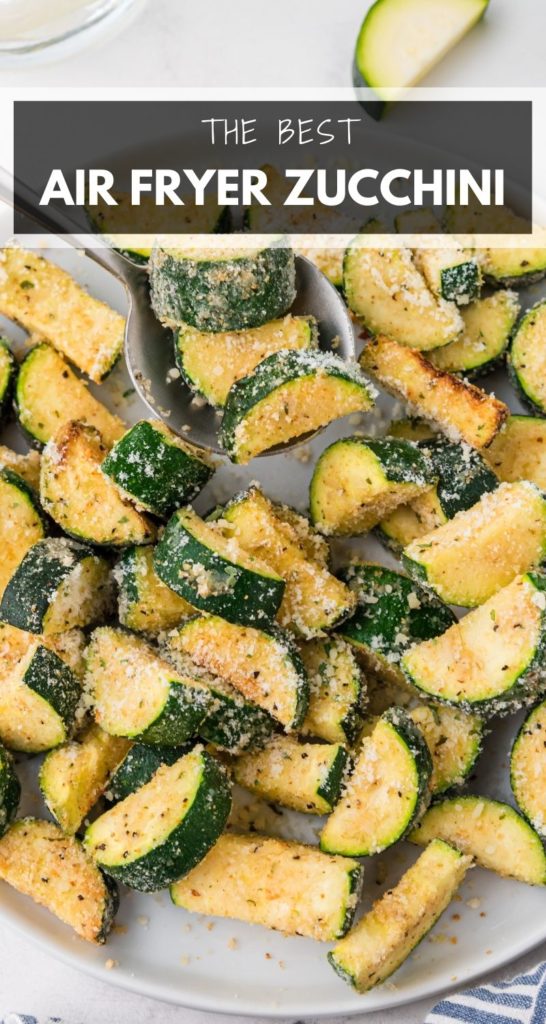 zucchini on a white plate