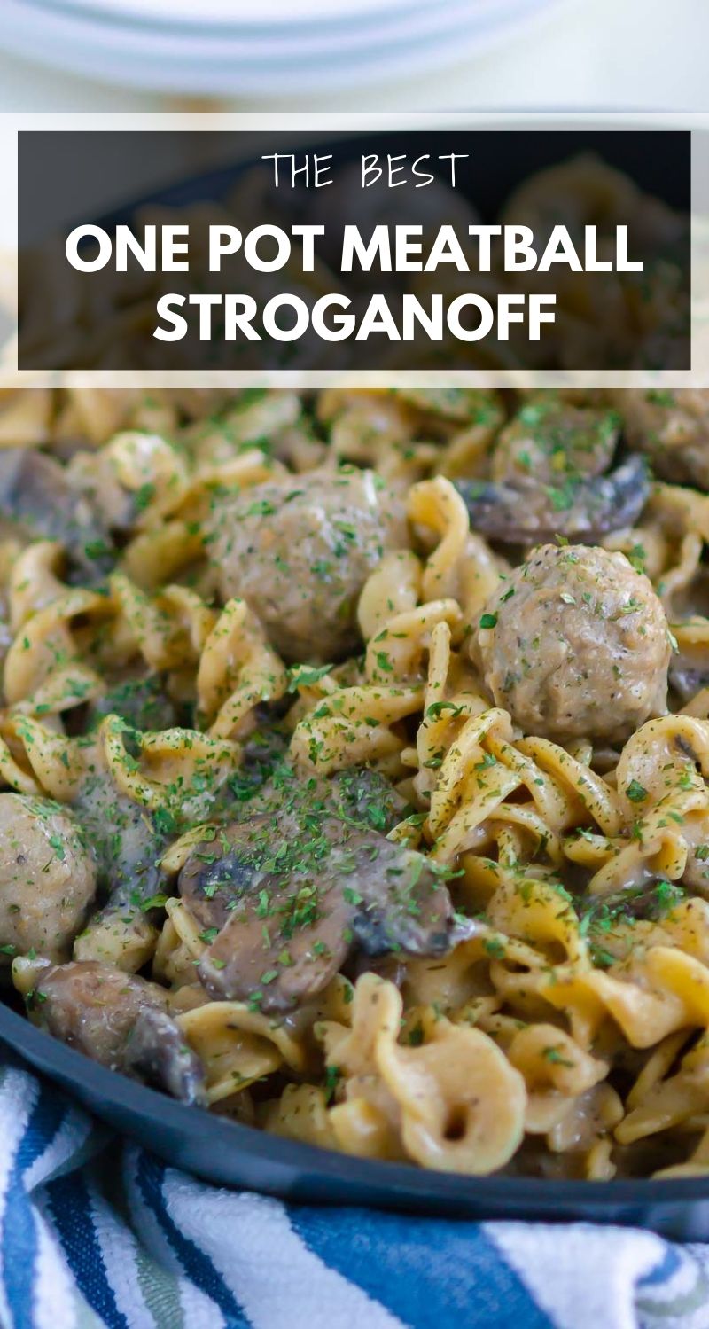 One Pot Meatball Stroganoff Pumpkin 'N Spice