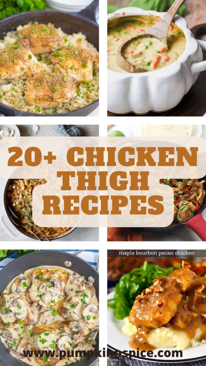 20 Boneless Skinless Chicken Thigh Recipes - Pumpkin 'N Spice