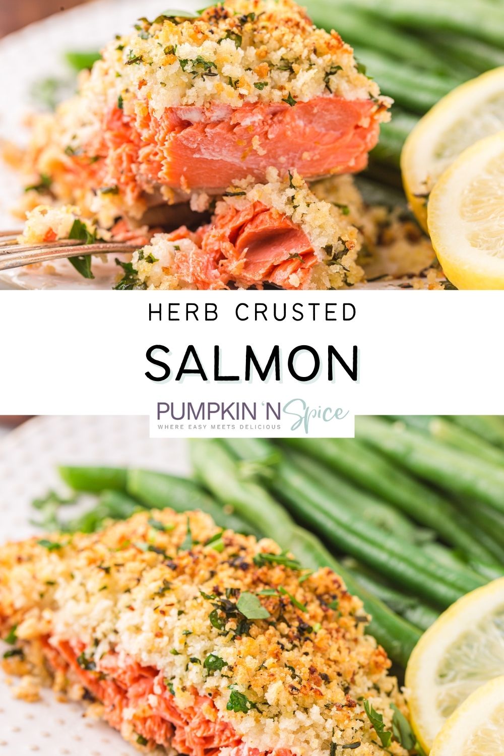 Herb Crusted Salmon - Pumpkin 'N Spice