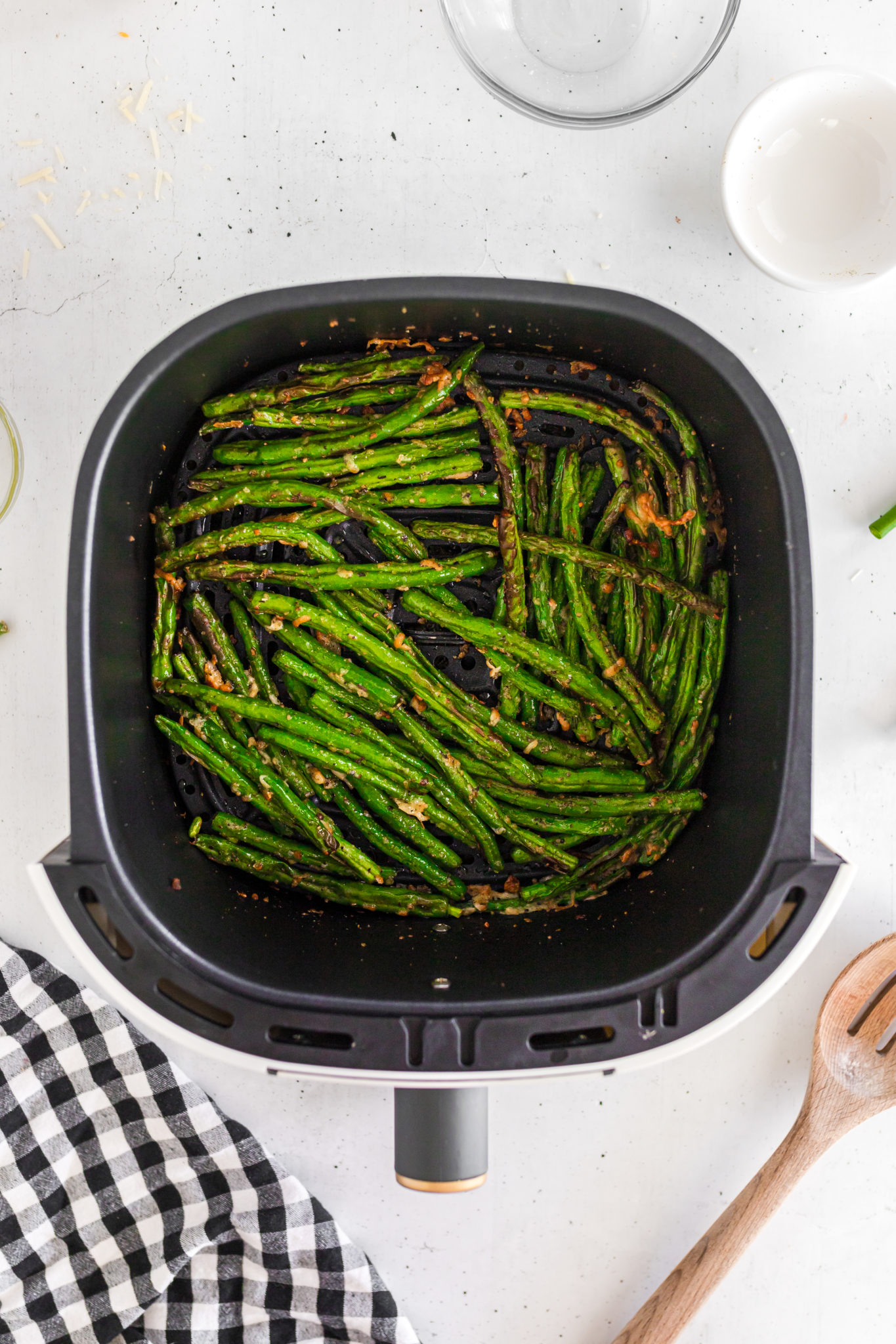 Air Fryer Parmesan Green Beans Pumpkin 'N Spice