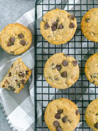 muffins on a wire rack