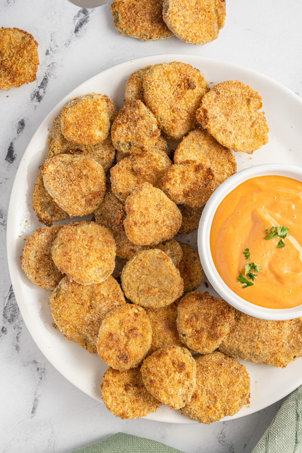 Air Fryer Fried Pickles Pumpkin 'N Spice