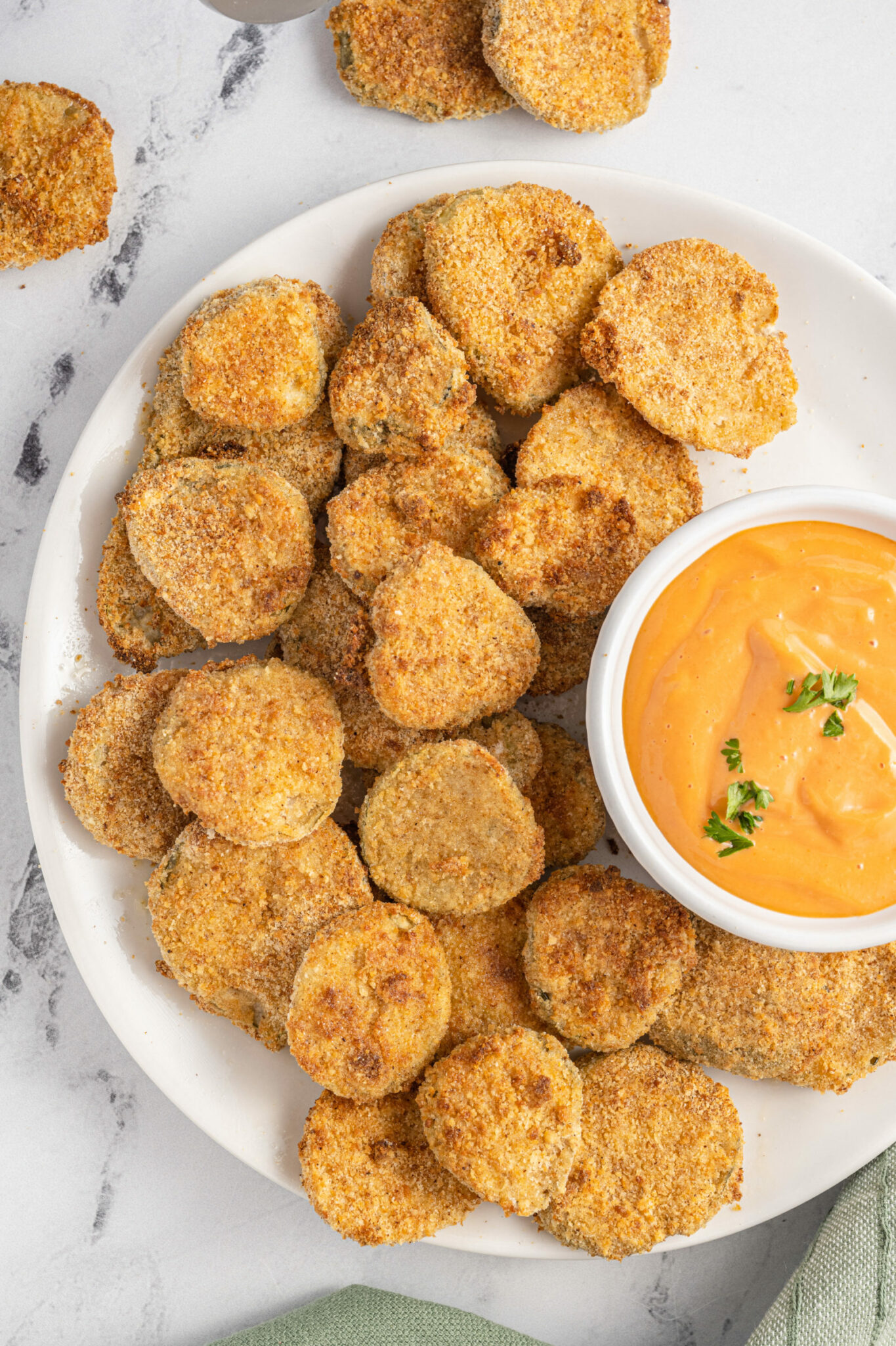 Air Fryer Fried Pickles Pumpkin 'N Spice