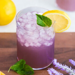 lemonade in a clear glass