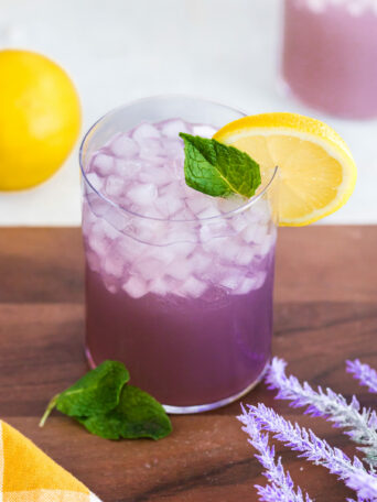 lemonade in a clear glass