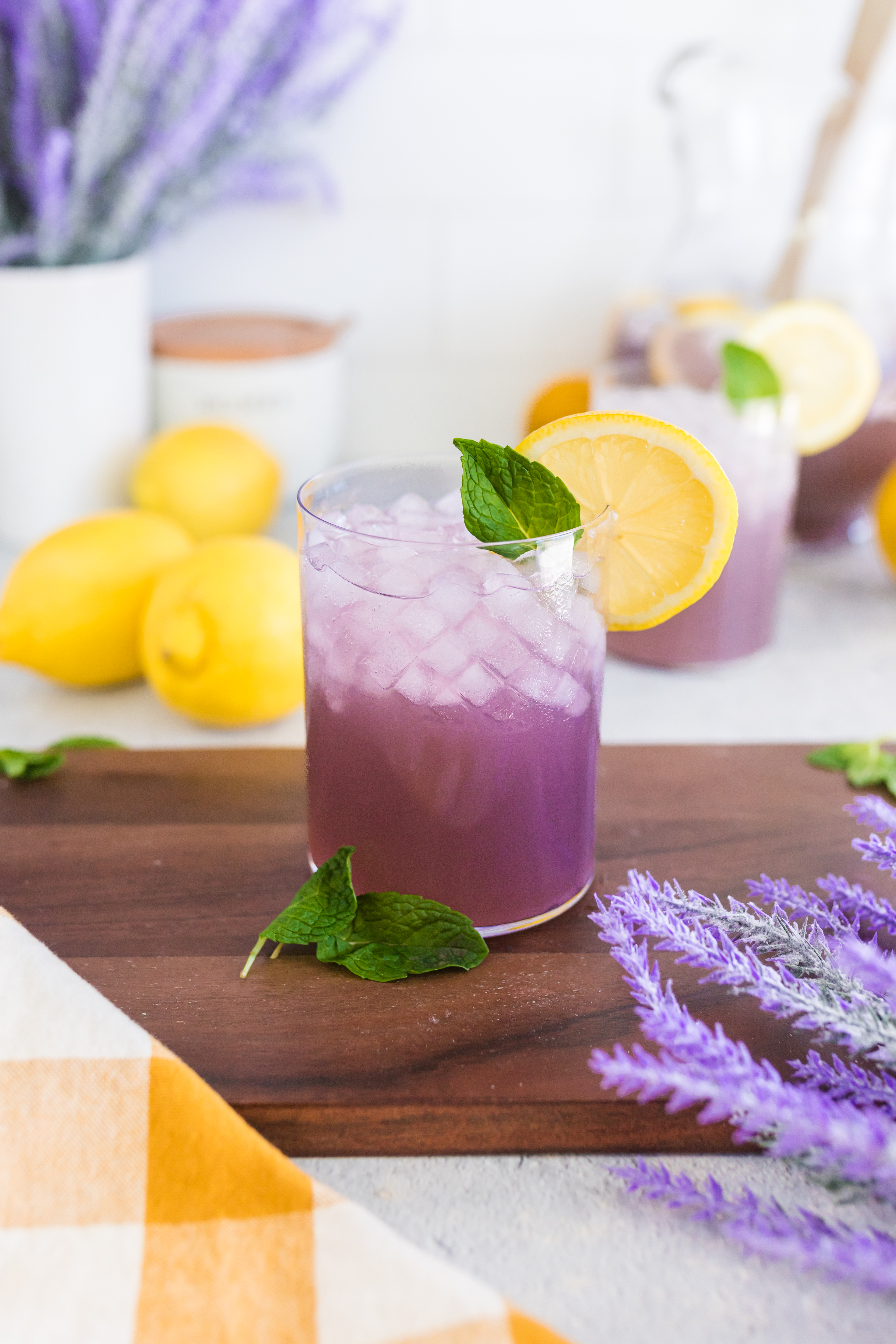 lemonade in a clear glass