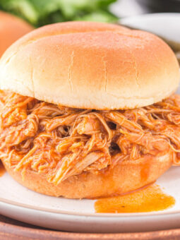 bbq chicken on hamburger buns
