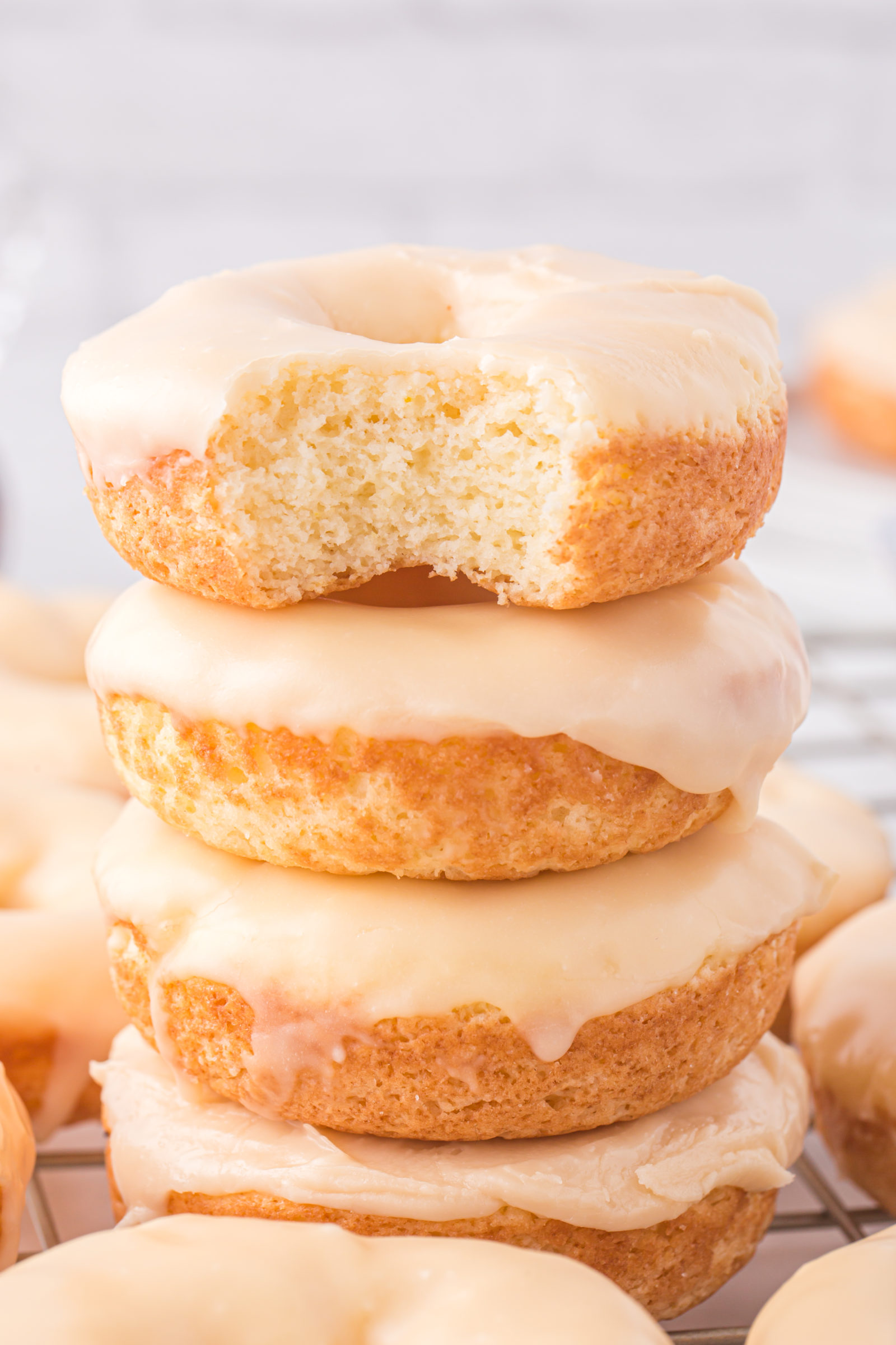 donuts stacked on top of each other