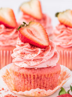 cupcakes on a white surface