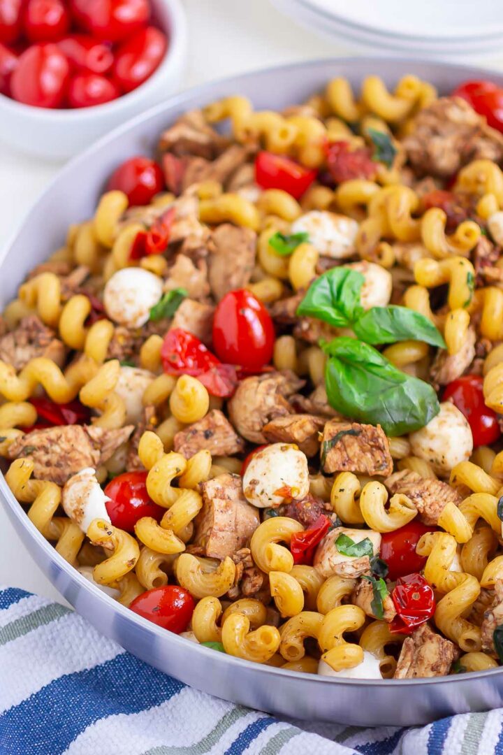 pasta in a skillet