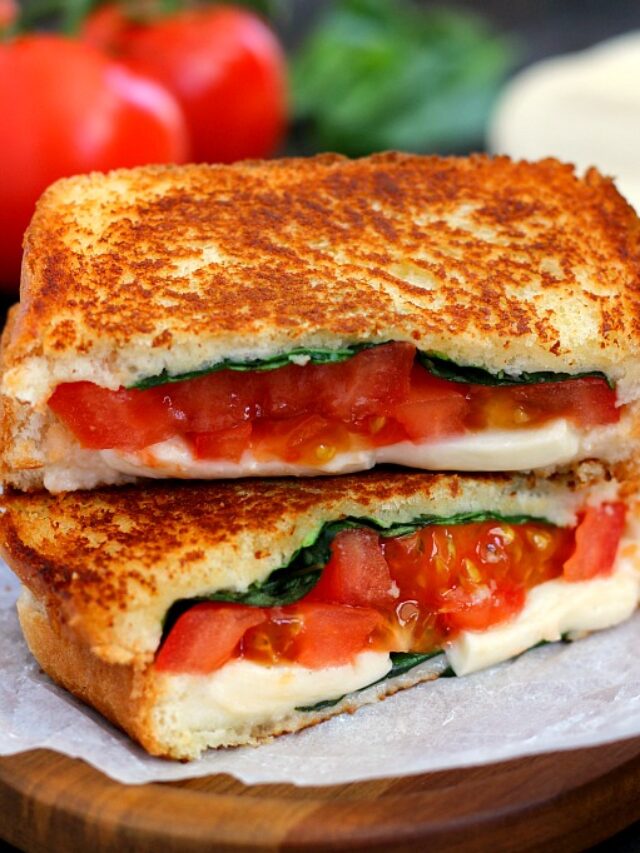 Caprese Grilled Cheese Story
