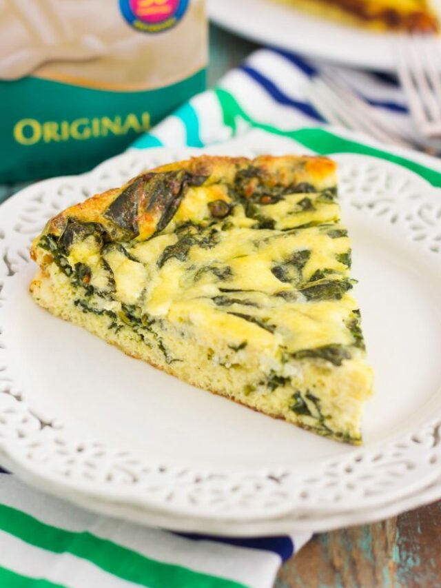 Spinach and Feta Frittata Story