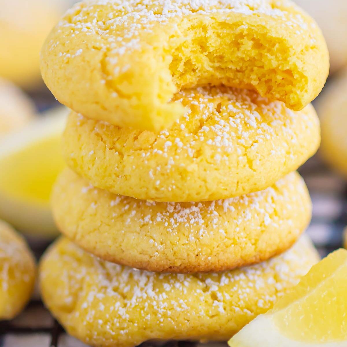 cookies stacked on top of each other