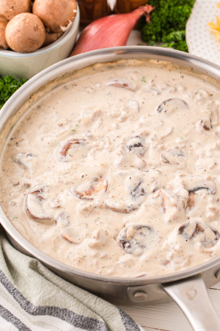 stroganoff in a pan