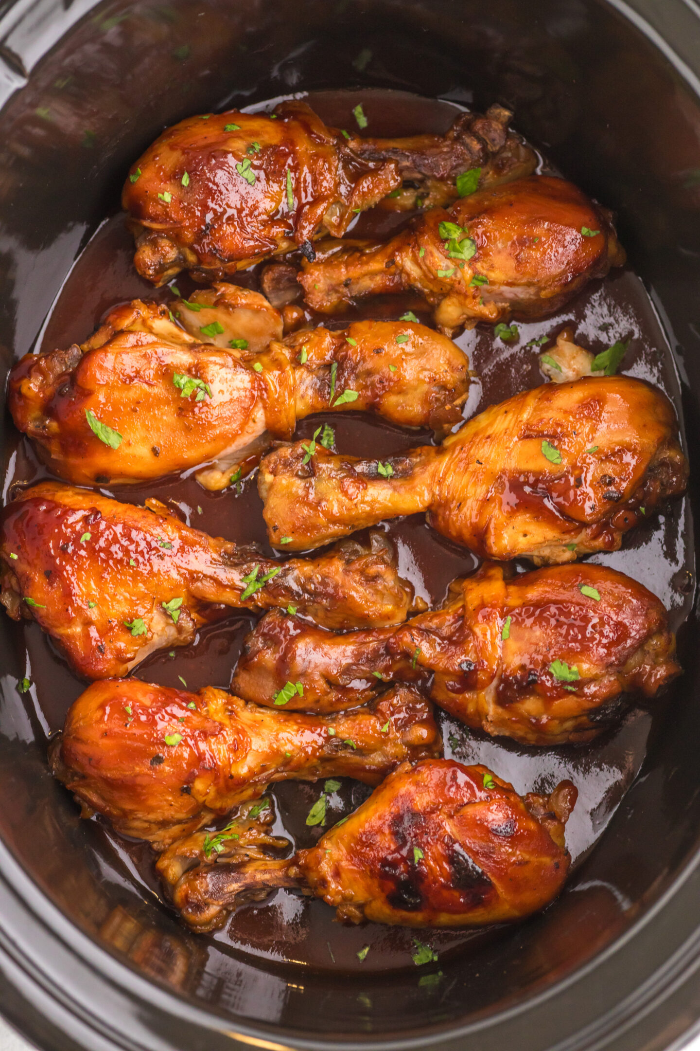 Slow Cooker BBQ Chicken Legs Pumpkin 'N Spice