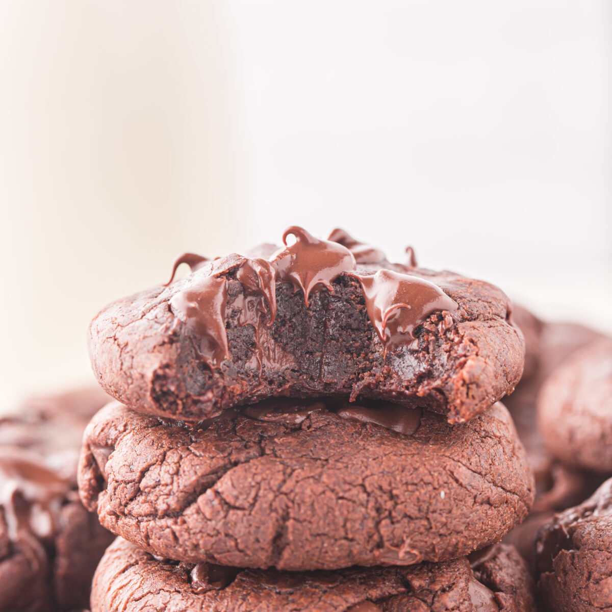 cookies stacked on top of each other