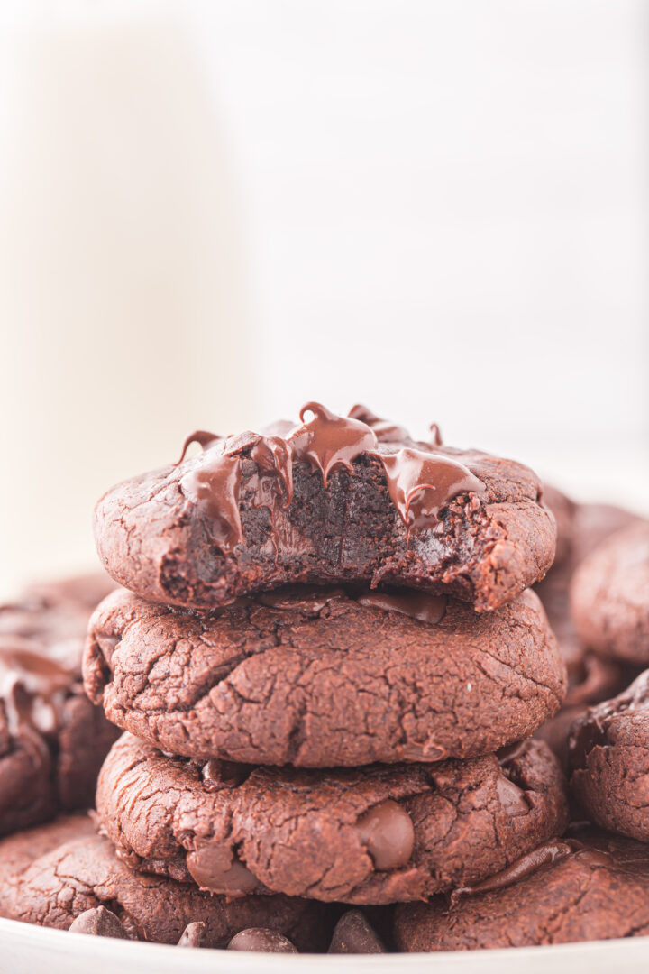 cookies stacked on top of each other