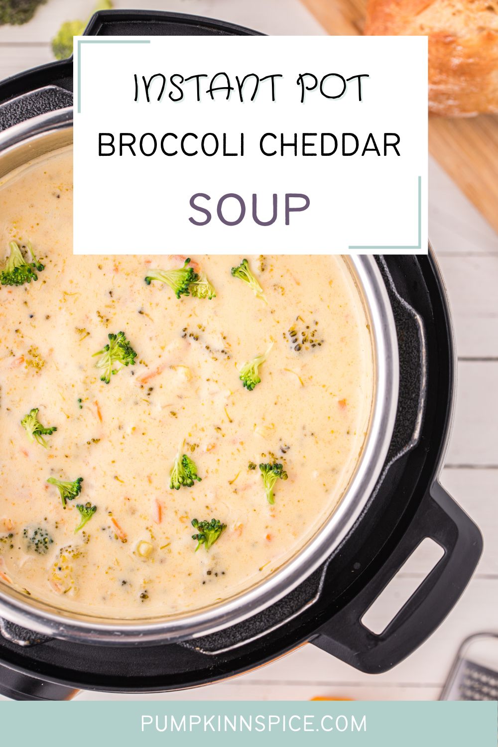 Instant Pot Broccoli Cheddar Soup Pumpkin 'N Spice