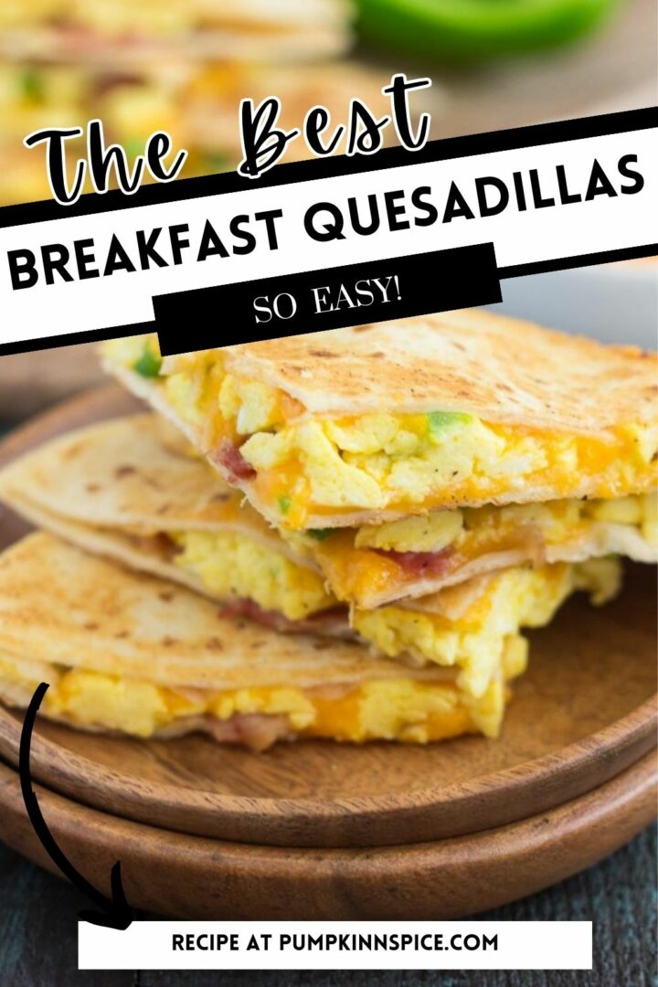 quesadillas on a brown plate