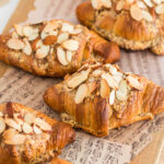 croissants on brown paper