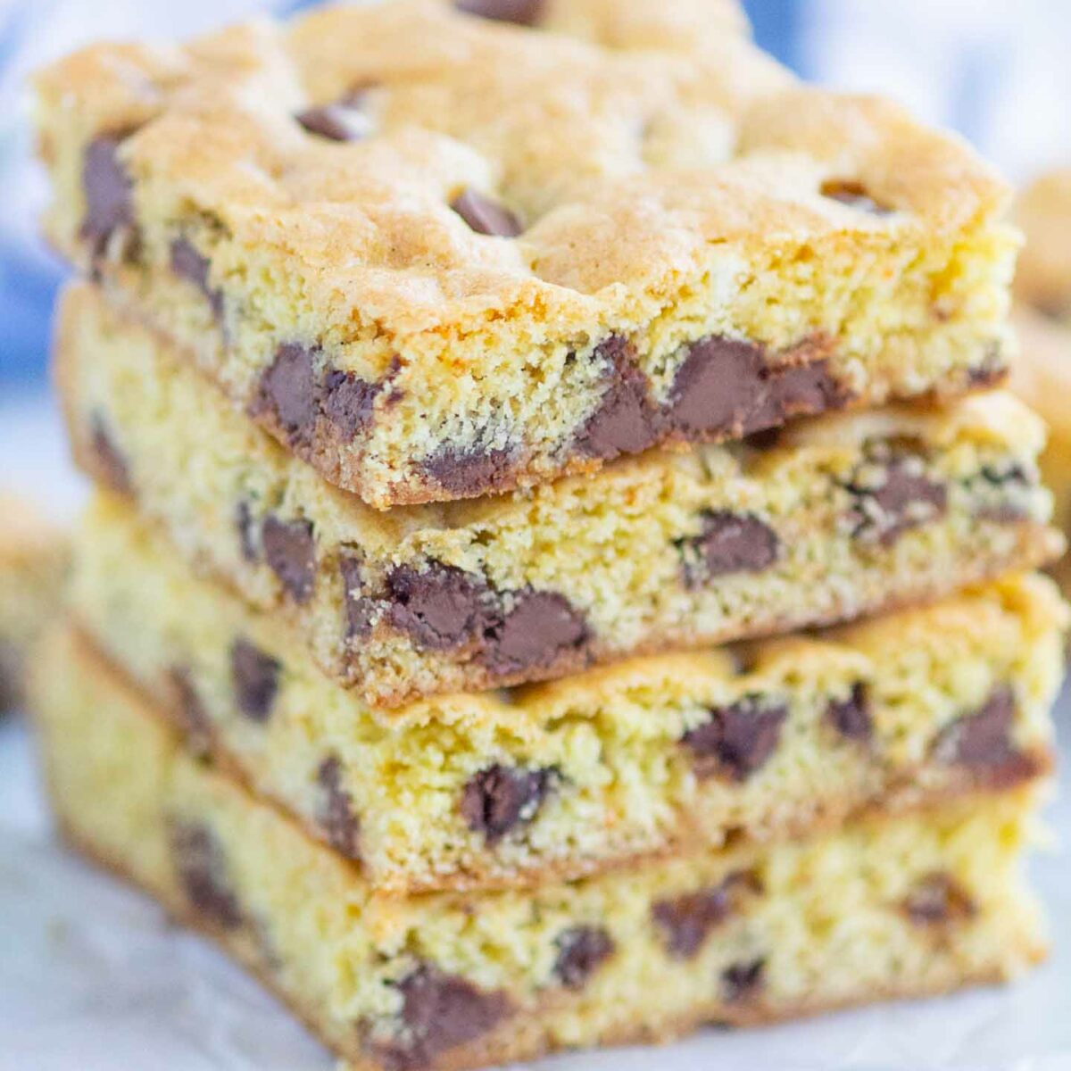 cookie bars stacked on top of each other