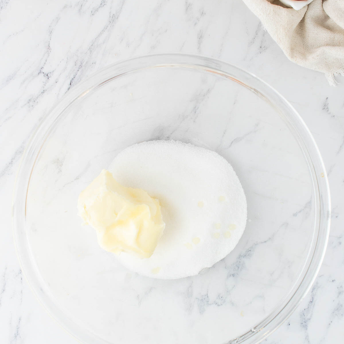 ingredients in a glass bowl