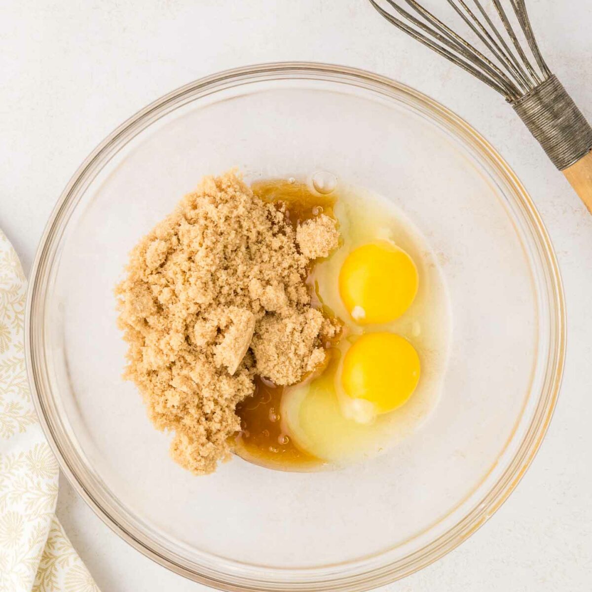 ingredients in a clear bowl
