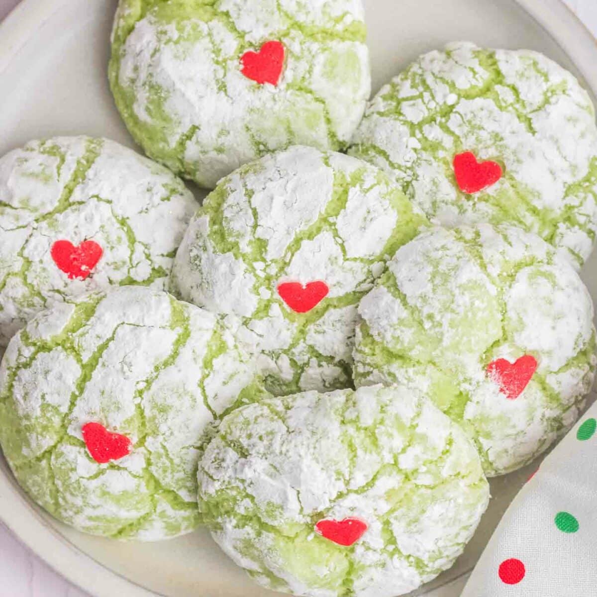 cookies on a white plate