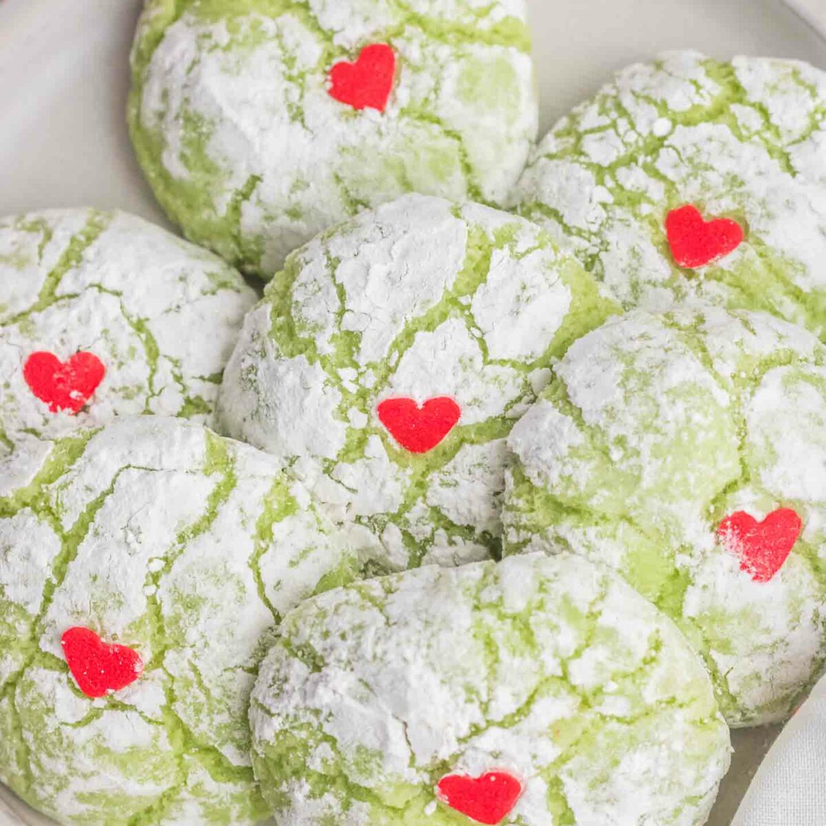 cookies on a white plate